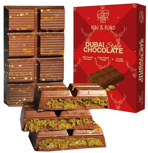 Dubai Style Schokolade Pistazien Schokolade 185g – Kunafa Dessert, Luxus Hausgemacht