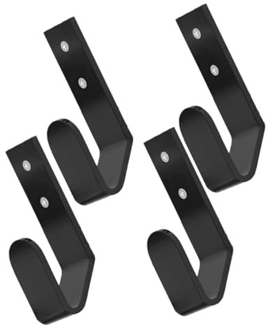 Angoily 4pcs Dual Keyboard Wall Mount Holder Space Saving Keyboard Storage for Home Office Gaming Stylish Secure Rack