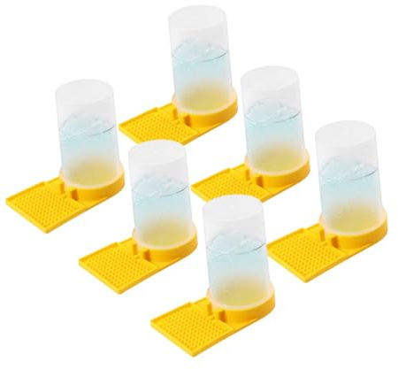 TOYANDONA 6pcs Plastic Beehive Water Dispensers, Beehive Entrance Feeders Easy Installation and Drowning , for Beekeeping Industry