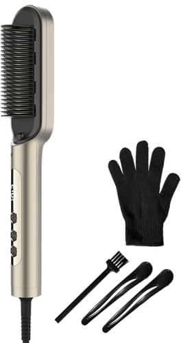 Cecotec Glättbürste InstantCare Lisse IonTech, 9 Stufen | Ionenfunktion, 23 Zähne, Keramik-Keratin-Beschichtung, 30 Sekunden Aufheizzeit, Verbrühungsschutz und Zubehör
