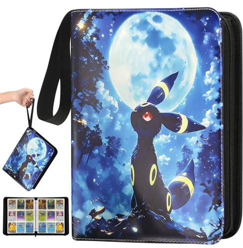 TATAFUN 9 Taschen Sammelkarten Album, 50 Seiten 900 Karten Binder, Wasserdicht PU TCG Binder, Tragbar Sammelalbum Karten, Große Kapazität Karten Sammelalbum, Ideal Geschenk für Birthday Christmas (A)