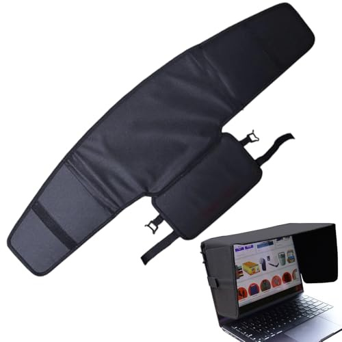Outdoor PC Sunshade - Foldable Computer Privacy, Visor Outdoor Computer, Sunshade for Men Women Boys Girls Youth Teens, Outside Working Camping Garden, Protects Screen and Reduces Glare