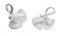 Helen de Lete Little 3D Ginkgo Leaf 925 Sterling Silber Ohrringe