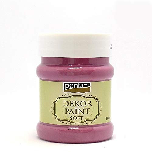 Zita's Creative Dekor Paint Chalky matt 230ml -Brombeere. Kreidefarbe, Vintagefarbe, Mattfarbe, Bastelfarbe
