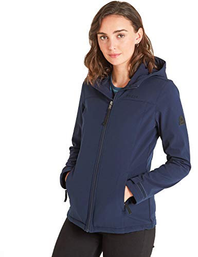 TOG24 Keld Lightweight Womens Softshell Jacket, Windproof, Showerproof Zip Up Outdoor Jacket with Hood