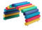 Wooden Ladder Hamster Chew Bridge Toy Reptile Hiding House Fence Climbing Bridge for Reptile Lizard Tortoise Hedgehog Small Animal Chew Toy (Rainbow)