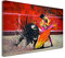 DECLINA Großformat, Kunstdruck auf Leinwand, Wandbild Leinwand, Dekoration für Wohnzimmer, modernes Leinwand, Kunstdruck auf Leinwand Toro, 50 x 30 cm