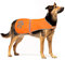 SPOFLY Blaze Orange Jagdweste, Sicherheits-reflektierende Hundejacke für kleine, mittelgroße und große Hunde, Klettverschluss, hohe Sichtbarkeit Sicherheit vor Jägern, Autos anderen (Blaze Orange, S)