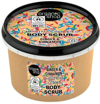 Organic Shop Christmas Cookies Körperpeeling, Ingwer und Zimt, 250 ml