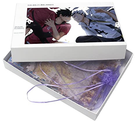 Papp Puzzle 1000 Stück Haikyuu Anime Poster Erwachsene Kinder Spielzeug Dekompression Spiel,Papppuzzle(38x26cm)