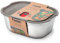BLACK + BLUM Lunch Box - Meal Prep Containers Reusable for Picnic & Camping - Microwavable Stainless Steel Lunch & Dinner Food Storage Box with Leak Proof Lid - Dishwasher & Oven Safe - 1200ml