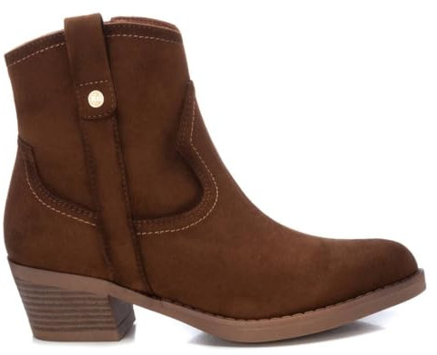 XTI - Botas Camperas Mujer Camel - Calzado Cómodo y Versátil - Moda casual - Modelo 14203901 (Talla 40)