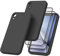 AK Coque pour iPhone XR Ultra Silicone et 2 × Verre trempé pour iPhone XR Film Protection écran, Étui de Protection Complète du Corps au Toucher Soyeux et Film Protection pour iPhone 11(Noir)