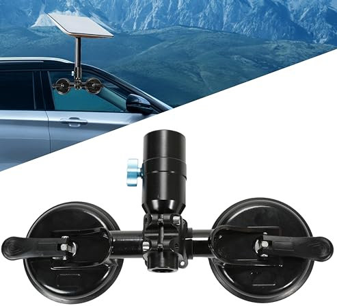 Galeith Starlink Suction Cups Wall Mount, Aluminum Alloy Material, Quick Disassembly and Assembly, Starlink Mounting Kit, Starlink Pole Mount for Camper/RV/Car Windshield/Outdoor Window