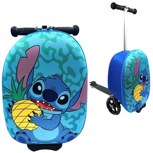 Fast Forward Stitch 45,7 cm Aufsitzkoffer Scooter - Leichtes Handgepäck Faltbarer Roller Gepäck
