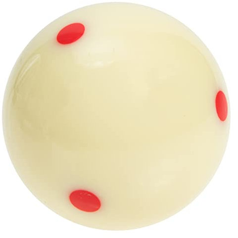 Supvox 4 Stück Billard Weiße Kugel Standardspielball Mit Sechs Punkten Snooker-Training Billardausrüstung Rot Pro Cup Billardkugeln Weißer Pool Weißer Spielball Q Gewöhnliche Harz