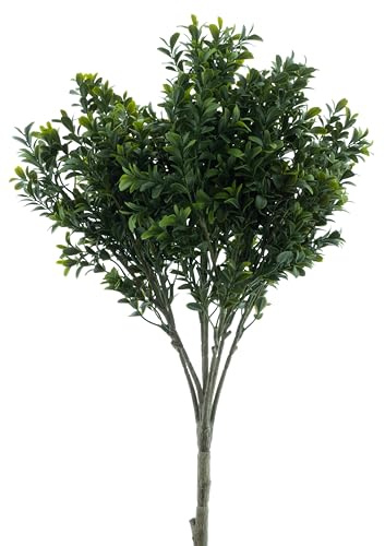 mucplants künstlicher Buchs Stecker grün ca. 55cm Buchsbaum Boxwood Busch Kunstpflanze