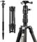 Fotopro 60inch Carbon Fiber Travel Tripod, Compact Camera Tripod with Ball Head Quick Release Plate for DSLR SLR, Detachable Monopod with Camera Bag, Load up to 17.63lbs/8KG, X-go E 2 Carbon Fiber