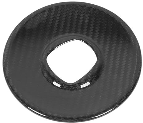 Copertura Centrale del Volante Adesivo Lucido per Rivestimento 'anello in Fibra di Carbonio per 500 2008-2023