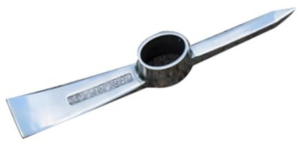 DTREELS Doppelkopf-Spitzhacke, 2-in-1 Doppelkopf-Garten-Pickaxe, robuste Spitzhacke, multifunktionale Spitzhacke zum Graben, Axt Unkraut