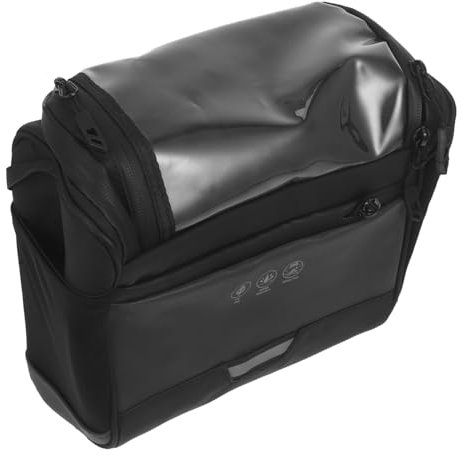 MOBUTOFU Lenkertasche Für Fahrrad Robuste Pu-Aufbewahrungstasche Vordertasche Mit Für Handy Geldbörse Flaschen