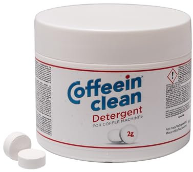 Coffeein clean Fully Automatic Coffee Machine Coffee Grease Remover Tablets – 100 Cleaning Tablets for Fully Automatic Coffee Machines – Oil Remover Tabs – Coffee Cleaning Tabs – Eliminates Unpleasant