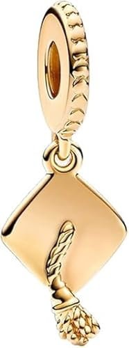 PHCLASY Gold 2025 Abschluss Charms-Anhänger Kompatibilität für Armband Schulabschluss Charm Women's