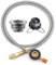 GREOHNMPAW Adaptador de Gas para Estufa de Camping Al Aire Libre Convertidor de Estufa Dividida Manguera de Conexión Accesorios para Equipos de Cocina Al Aire Libre para Acampar