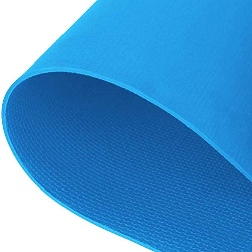 CHICIRIS Extra Lange Dicke Eva -Yogamatte Nicht -Slip Fitness Übungsblock für Studio Fitnessstudio Innen Im Freien (BLUE)