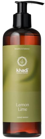 khadi Lemon Lime Handwash, ätherische Flüssigseife mit Zitrusduft, 300 ml