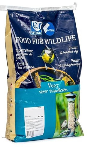 CJ Wildlife Streufutter für Wildvögel 10kg – Ganzjährig Vogelfutter Wildvögel – Boden- & Tischfütterung – Brut-Booster – Wildvogelfutter