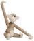 Kay Bojesen AFFE klein Figuren 18.5 cm Affen Weihnachtsdekoration, Holz hell