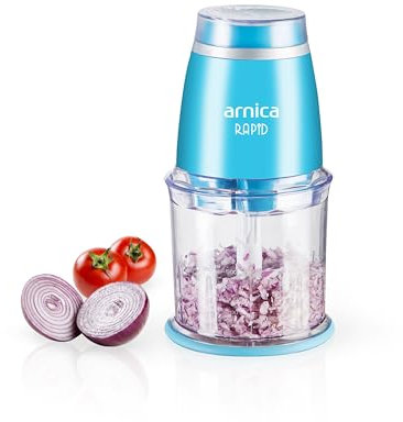Multizerkleinerer Multihacker arnica RAPID Zwiebelhacker Zerkleinerer 500W 4 Edelstahl-Messer