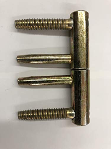 Cerniera registrabile 3 D realizzata in acciaio stampato. diametro mm.14 colore tropicalizzato zincato. Adatta anche a porte tagliafuoco e portefinestre e finestre pesanti