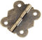 sourcing map 15 Stk. Antike Bronze Stoßscharniere Mini Scharnier Ersatz mit Schrauben 1,18