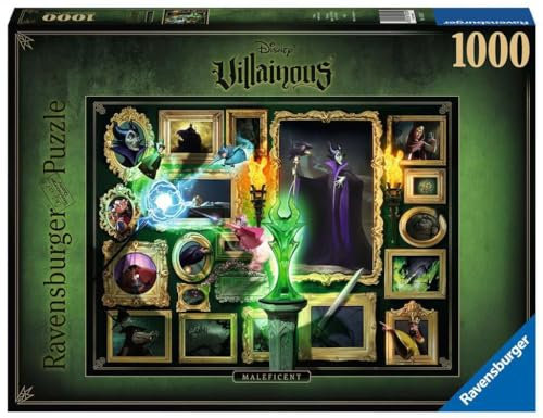 Ravensburger Puzzle 1000 Teile - Disney Villainous Maleficent - Die beliebten Charaktere aus Dornröschen als Puzzle für Erwachsene und Kinder ab 14 Jahren