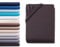 Exclusive Topper-Spannbettlaken | Bettlaken mit extra starkem Stoff 160 g/m² | Ideal für Boxspringbetten und Topper | OEKO-TEX® MADE IN GREEN | Split-Topper 10cm Steghöhe | 180/200x200 cm Schokobraun