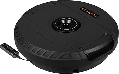 Musway MW1000A - 28 cm (11') Aktiv-Reserverad Subwoofer auch für Notrad | 300 Watt mit Fernbedienung