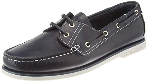 Lumberjack Herren Navigator Bootschuhe, Blau (Navy Blue/White M0159), 43 EU