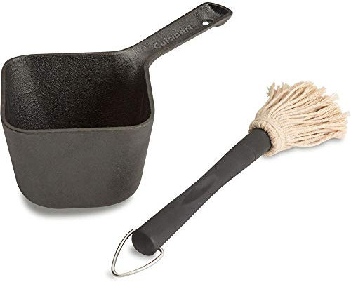 Cuisinart CBP-300 Gusseisen-Bratentopf und Pinsel