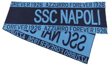 Enzo Castellano Sciarpa Jacquard 100% PC SSC Napoli