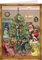 Adventskalender Postkarte Unterm Weihnachtsbaum: Papier-Adventskalender