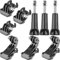 Action Kamera Mount Adapter 9 Stücke J-Haken Quick Release Schnalle Daumen Schrauben Actionkamera Halterungen Adapter Set Actionkamera Zubehör für Gopro Hero 11 10 9 8 7 und mehr