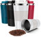 Hongtellor Travel Mug,510ml/18oz Insulated Coffee Cup with Leakproof Lid - Vacuum Insulation Stainless Steel for Hot and Cold Water Coffee and Tea(White)