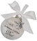Weihnachtsgedenklichkeit Baubles, ich Habe einen Engel im Himmel Weihnachten Bauer mit Bögen, klare Federhänge Ball Grabdekoration für Papa