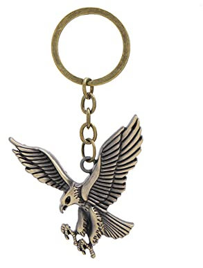 ARFUKA Schlüsselanhänger Adler Anhänger Schlüsselbund Vintage Metall Keychain Wohnungsschlüssel Anhänger Geschenk für Damen und Herren