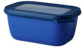 Mepal - Bol Multifonction Rectangulaire - Boîte Conservation Alimentaire avec Couvercle - Convient comme Boîte de Hermétique pour le Réfrigérateur, Micro-ondes & Congélateur - 750 ml - Vivid blue