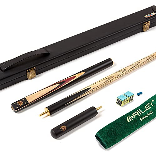 BCE Heritage Sapele Queue aus Mahagoni, 145 cm, 9,5 mm Spitze, 15 cm Verlängerung und Hartschalenkoffer