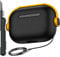 R-fun Compatible with Airpods Pro 2nd/1st Generation Case Cover (2022/2019) with Secure Lock, Music Headset Earphone Protective Case with Cleaning Kit Compatible with Airpods Pro case,Black & Yellow