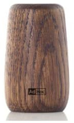 AdHoc Pfeffer- / Salzstreuer Yoko H 7,5 cm Naturholz Eiche Geölt dunkel